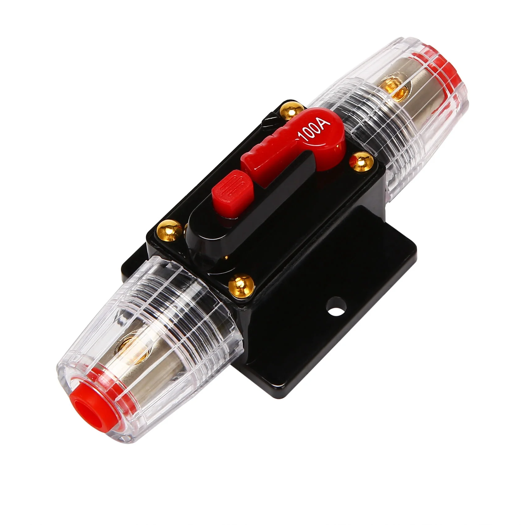 12V-24V Inline Auto Circuit Breaker 100A Manual Reset Switch Car Audio Fuse
12V-24V Inline Auto Circuit Breaker 100A Manual Reset Switch Car Audio Fuse