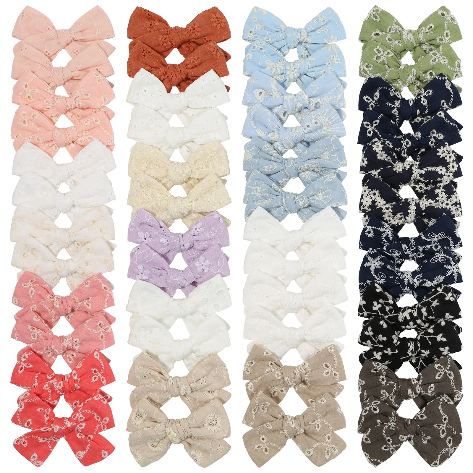 2Pcs/Set Sweet Embroidery Print Bows Hair Clips For Baby Girls Cotton Bowknot Hairpins Barrettes Headwear Kids Hair Accessories
2Pcs/Set Sweet Embroidery Print Bows Hair Clips For Baby Girls Cotton Bowknot Hairpins Barrettes Headwear Kids Hair Accessories