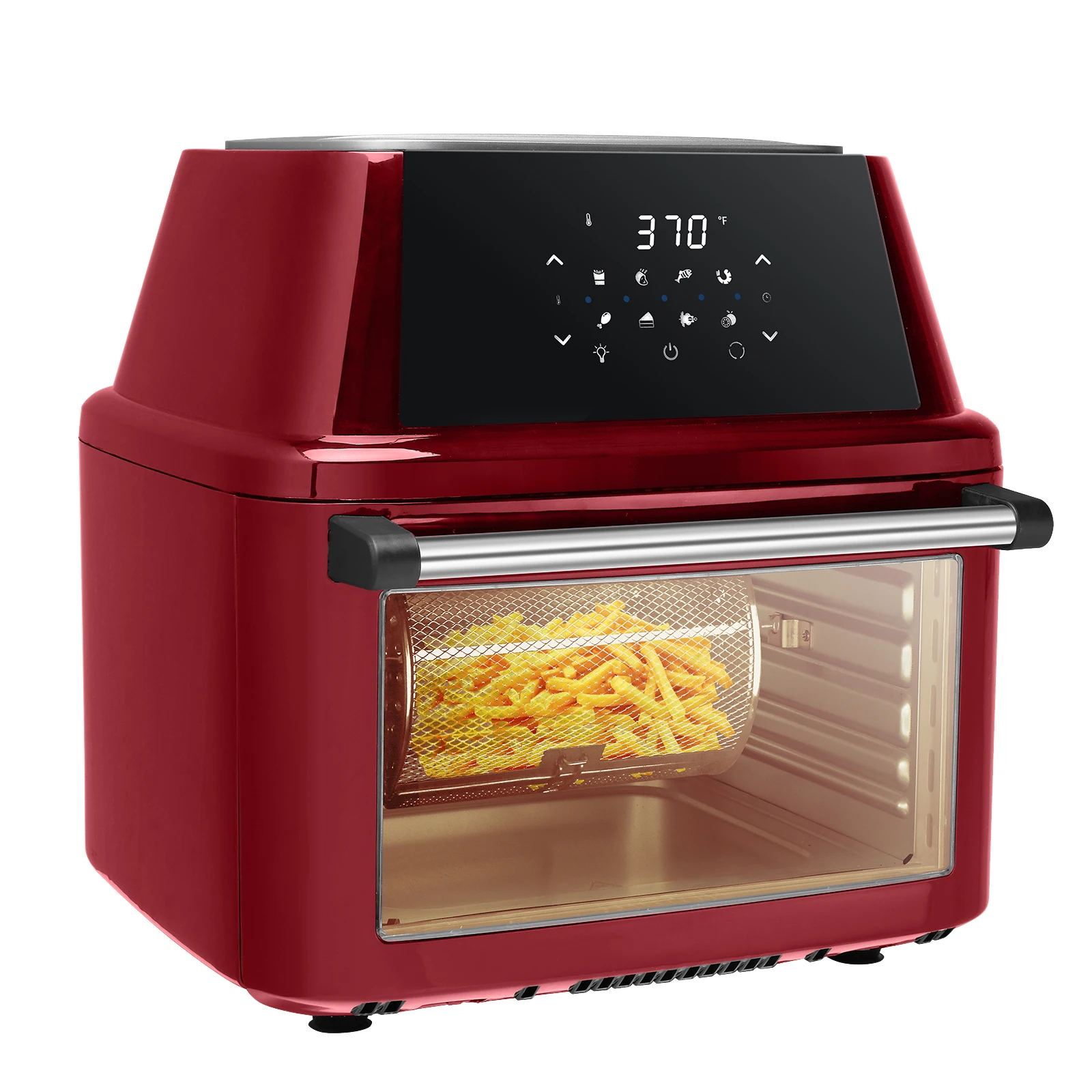 Air Fryer Oven Combo 16.91 QT Convection Toaster Food Dehydrator 18 Functions to Fry with 8 Accessories & Recipe Included
Air Fryer Oven Combo 16.91 QT Convection Toaster Food Dehydrator 18 Functions to Fry with 8 Accessories & Recipe Included