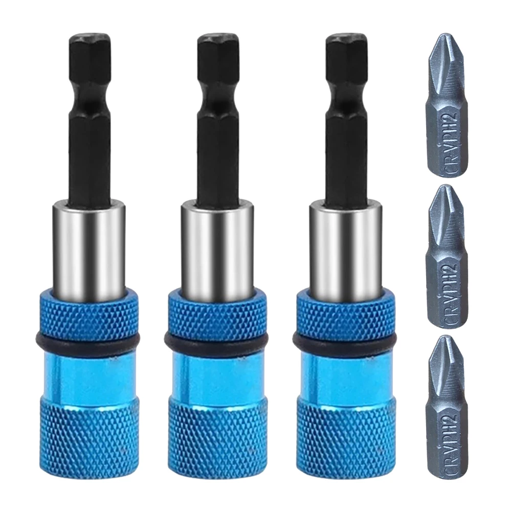 3pcs Screwdriver Bit Quick Connecting Rod 1/4 Inch Hex Shank Magnetic For Electric Drill Nutdriver Wind Batch Non-Slip Hand Tool
3pcs Screwdriver Bit Quick Connecting Rod 1/4 Inch Hex Shank Magnetic For Electric Drill Nutdriver Wind Batch Non-Slip Hand Tool