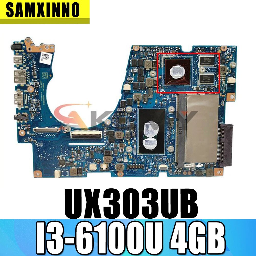 Материнская плата UX303UB для ноутбуков ASUS UX303U UX303UA UX303UB, оригинальная материнская плата I3-6100/6006U 4 ГБ 100% тест
Материнская плата UX303UB для ноутбуков ASUS UX303U UX303UA UX303UB, оригинальная материнская плата I3-6100/6006U 4 ГБ 100% тест