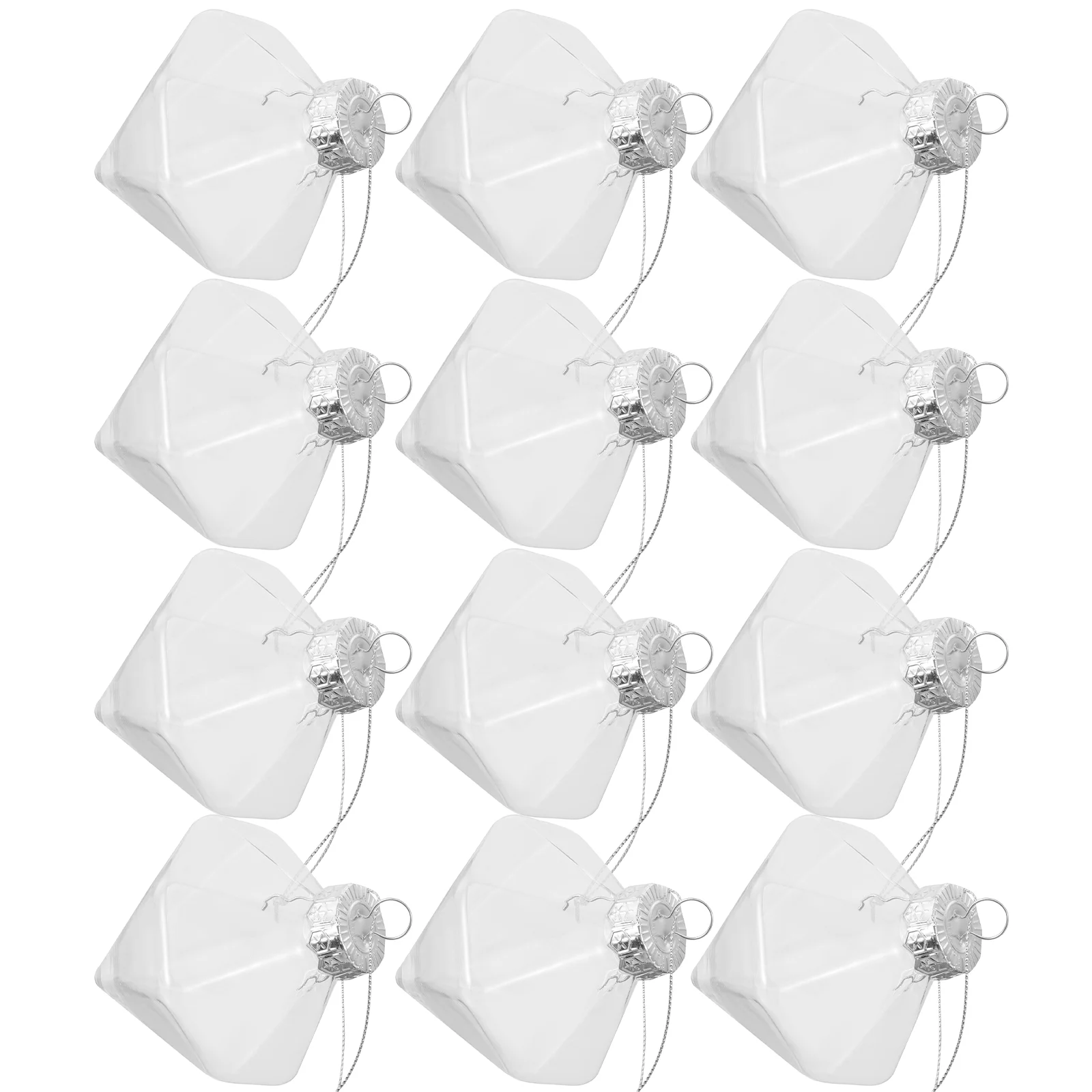12 Pcs Clear Plastic Ornaments Light Bulb Crafts Fillable Decorative Christmas Balls Tree
12 Pcs Clear Plastic Ornaments Light Bulb Crafts Fillable Decorative Christmas Balls Tree
