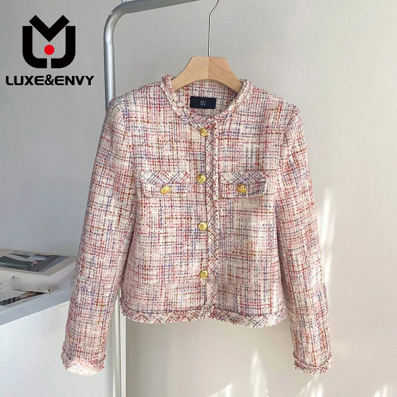 Роскошное короткое стильное пальто люкс & ENVY, весенний яркий твидовый кардиган знаменитости, Корейская версия, зарубежный стиль, осень 2023
Роскошное короткое стильное пальто люкс & ENVY, весенний яркий твидовый кардиган знаменитости, Корейская версия, зарубежный стиль, осень 2023