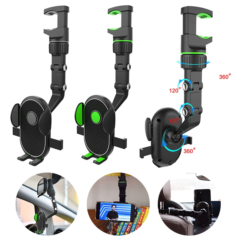 Universal Multifunctional Mobile Phone Holder Adjustable Clip GPS Bracket Rearview Mirror for Car Seat Back Car Phone Holder 
Universal Multifunctional Mobile Phone Holder Adjustable Clip GPS Bracket Rearview Mirror for Car Seat Back Car Phone Holder