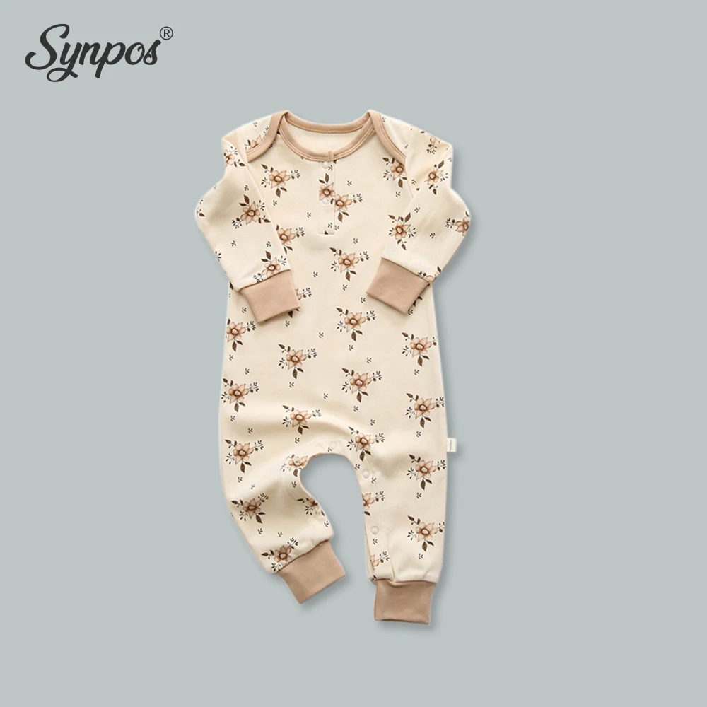Synpos Spring Fall Toddler Boy Long Sleeves Soft Cotton Jumpsuits Outfits Newborn Floral Girl Romper Baby Clothing 0-24 Months
Synpos Spring Fall Toddler Boy Long Sleeves Soft Cotton Jumpsuits Outfits Newborn Floral Girl Romper Baby Clothing 0-24 Months