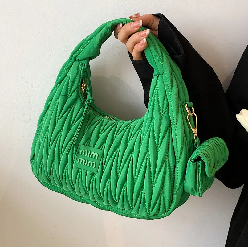 Luxury Brand Nylon Hobos Shoulder Bag for Women Handbag Clutch Purses 2023 New Brand Designer Evening Tote With Coin Purse
Luxury Brand Nylon Hobos Shoulder Bag for Women Handbag Clutch Purses 2023 New Brand Designer Evening Tote With Coin Purse
