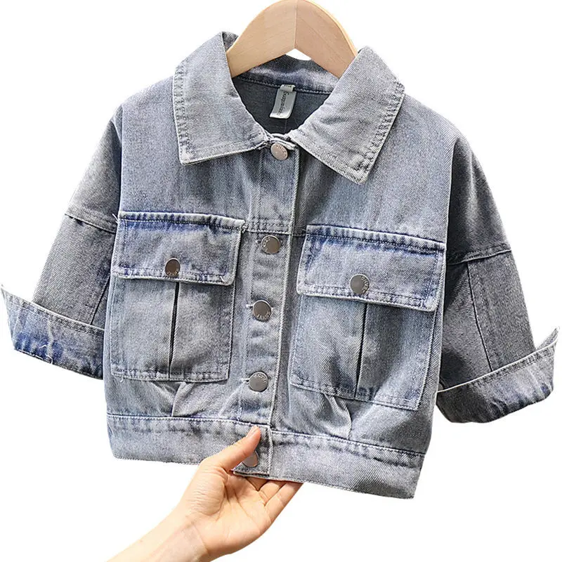 Girl Jackets Spring Kids Denim Jackets for Girls Baby Flower Embroidery Coats Children's Jackets Clothing Child Outwear Jeans
Girl Jackets Spring Kids Denim Jackets for Girls Baby Flower Embroidery Coats Children's Jackets Clothing Child Outwear Jeans