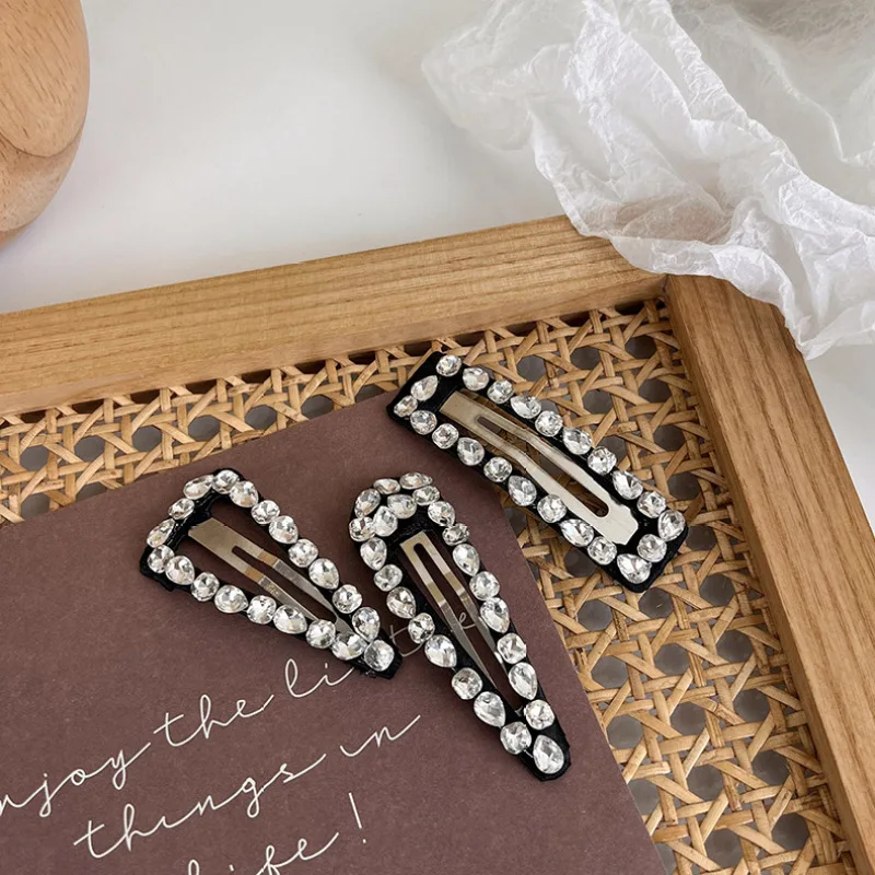 Women Girls Elegant Rhinestone Geometric Teardrop Square Hairpins Hair Ornament Clips Barrettes Fashion Hair Accessories
Women Girls Elegant Rhinestone Geometric Teardrop Square Hairpins Hair Ornament Clips Barrettes Fashion Hair Accessories