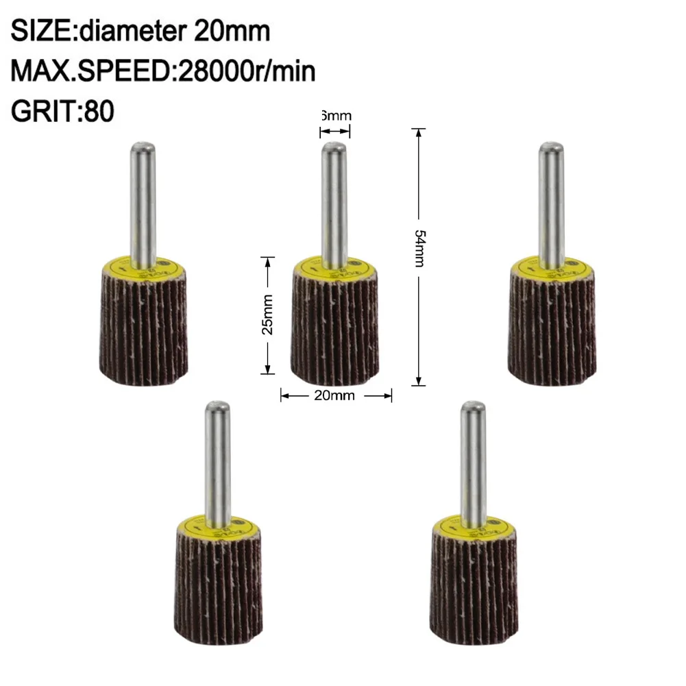 5pcs 16-40mm Diameter 80 Grit Sanding Flap Wheel Disc For Engraving Chamfering Grooving Hollow Polishing Abrasive Tools
5pcs 16-40mm Diameter 80 Grit Sanding Flap Wheel Disc For Engraving Chamfering Grooving Hollow Polishing Abrasive Tools