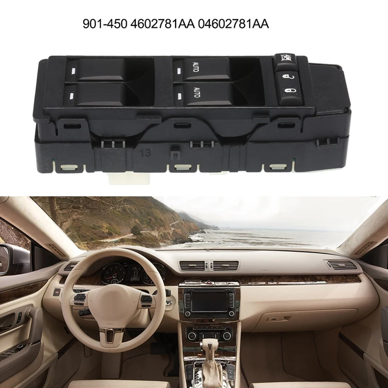 Master Power Window Door Switch for Jeep Grand Cherokee Chrysler 200 300 Dodge Charger 04602781AA
Master Power Window Door Switch for Jeep Grand Cherokee Chrysler 200 300 Dodge Charger 04602781AA