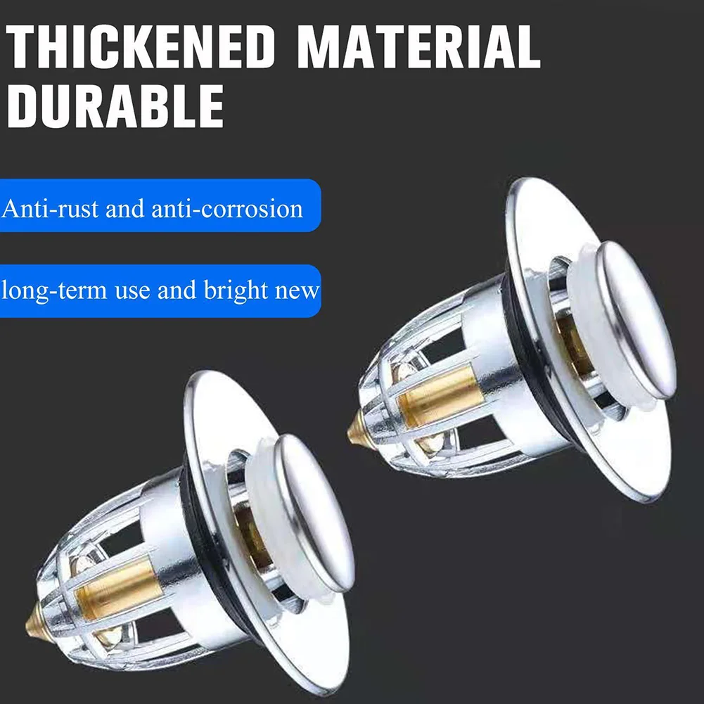 1pc Bathroom Sink Plug Stoppe Basin Core Bounce Up Drain Filter Shower Sink Filter Household Bathroom Sink Accessories
1pc Bathroom Sink Plug Stoppe Basin Core Bounce Up Drain Filter Shower Sink Filter Household Bathroom Sink Accessories