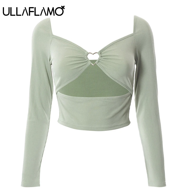Long Sleeve T-Shirt Ladies Top Sexy Backless Knit Top T-Shirt Love Short Green Black Street y2k American Style Elegant Knit
Long Sleeve T-Shirt Ladies Top Sexy Backless Knit Top T-Shirt Love Short Green Black Street y2k American Style Elegant Knit