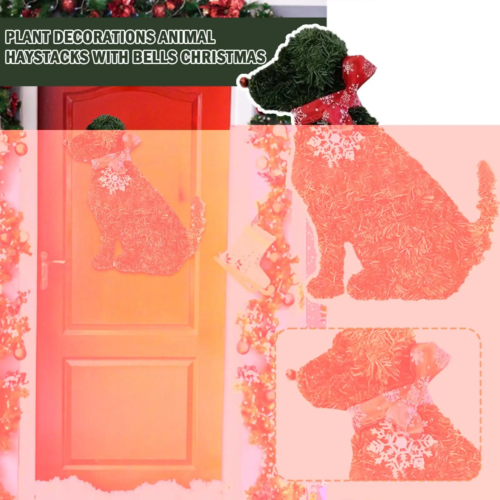Christmas Wreaths Animal-shaped Wreath Handmade Labrador Retriever-dog Christmas Puppy Indoor Outdoor For Festival Cel G8d1
Christmas Wreaths Animal-shaped Wreath Handmade Labrador Retriever-dog Christmas Puppy Indoor Outdoor For Festival Cel G8d1