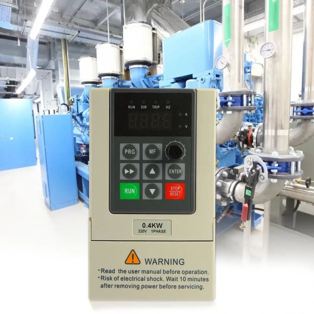 220V 0.4/0.75/1.5/2.2kw Variable Frequency Converter Drive Single Phase 3 Outlets Inverter Household Electrical Equipment
220V 0.4/0.75/1.5/2.2kw Variable Frequency Converter Drive Single Phase 3 Outlets Inverter Household Electrical Equipment