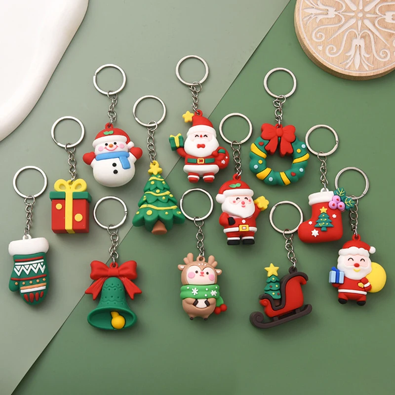 Christmas Series Santa Claus Christmas Tree Key Chains For Backpacks Pendant Cute Elk Doll Key Ring For Kids Friends Gift
Christmas Series Santa Claus Christmas Tree Key Chains For Backpacks Pendant Cute Elk Doll Key Ring For Kids Friends Gift