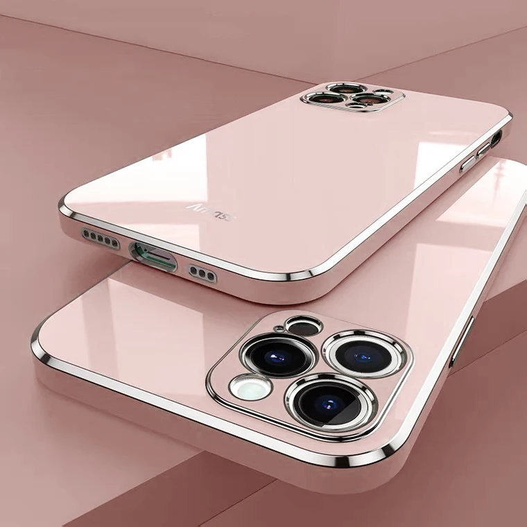 Luxury Solid Color Square Plating Phone Case For iPhone 13 11 12 Pro Max Mini XS XR Max X 8 7 Plus SE 2020 Soft Silicone Covers
Luxury Solid Color Square Plating Phone Case For iPhone 13 11 12 Pro Max Mini XS XR Max X 8 7 Plus SE 2020 Soft Silicone Covers