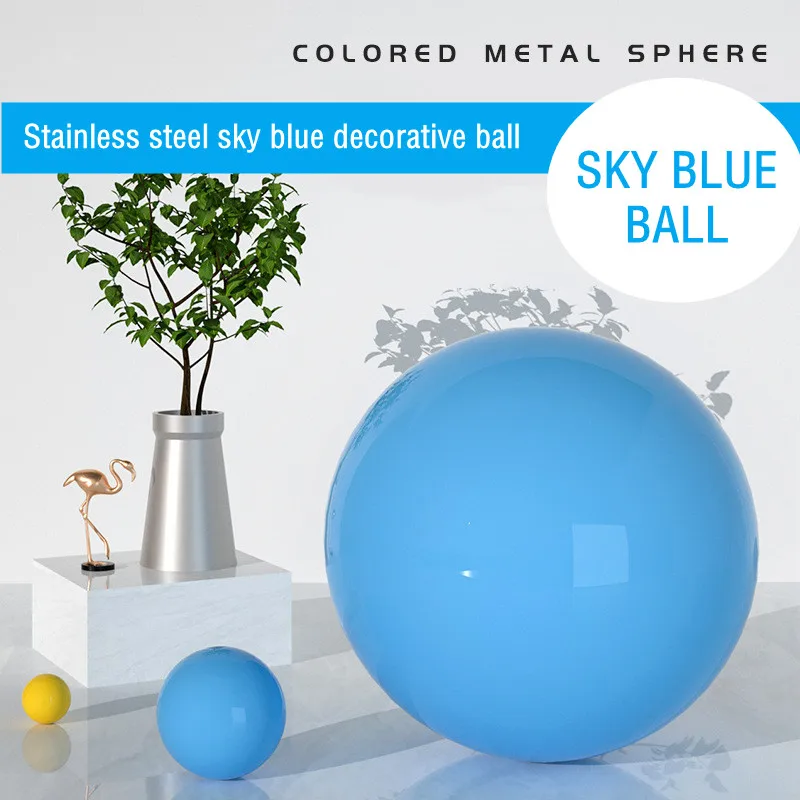 Diameter 38mm-550mm stainless steel sky blue ball Christmas shopping center home hanging decorative lights hollow ball
Diameter 38mm-550mm stainless steel sky blue ball Christmas shopping center home hanging decorative lights hollow ball
