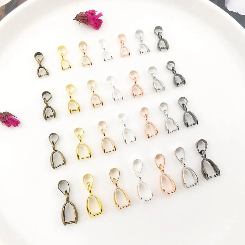 10Pcs/Pack Ornaments Buckle Plated Pendants Decorate for Jewelry Making Clasps Clips Bails Connectors Copper
10Pcs/Pack Ornaments Buckle Plated Pendants Decorate for Jewelry Making Clasps Clips Bails Connectors Copper