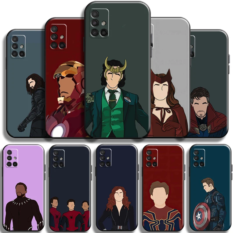 Marvel Comics Avengers For Samsung Galaxy A51 A51 5G Phone Case Shockproof Soft TPU Black Cases Full Protection Liquid Silicon
Marvel Comics Avengers For Samsung Galaxy A51 A51 5G Phone Case Shockproof Soft TPU Black Cases Full Protection Liquid Silicon