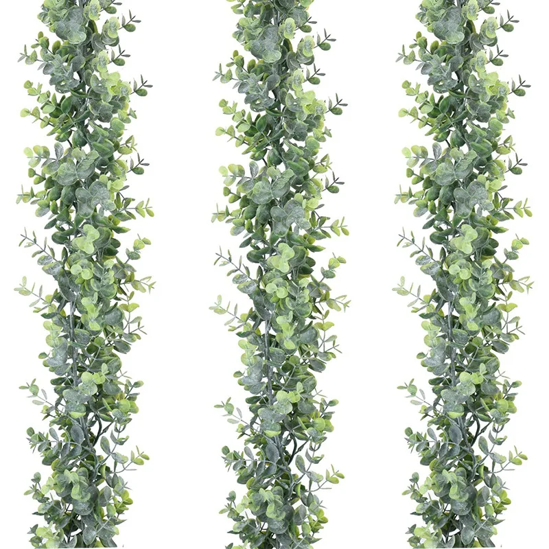 1.8m Artificial Eucalyptus Vine fake Leaves Canes Rattan Background Arch Wall Home Garden Wedding Decoration Fake Plants
1.8m Artificial Eucalyptus Vine fake Leaves Canes Rattan Background Arch Wall Home Garden Wedding Decoration Fake Plants