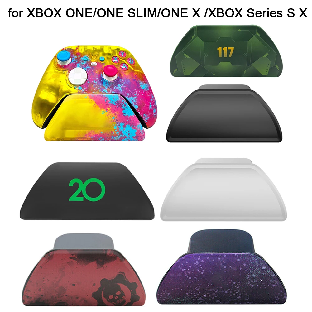 for XBOX ONE/ONE SLIM/ONE X /XBOX Series S X Stand Dock Support Gamepad Mount Desk Holder Joystick Bracket For 20th Anniversary
for XBOX ONE/ONE SLIM/ONE X /XBOX Series S X Stand Dock Support Gamepad Mount Desk Holder Joystick Bracket For 20th Anniversary