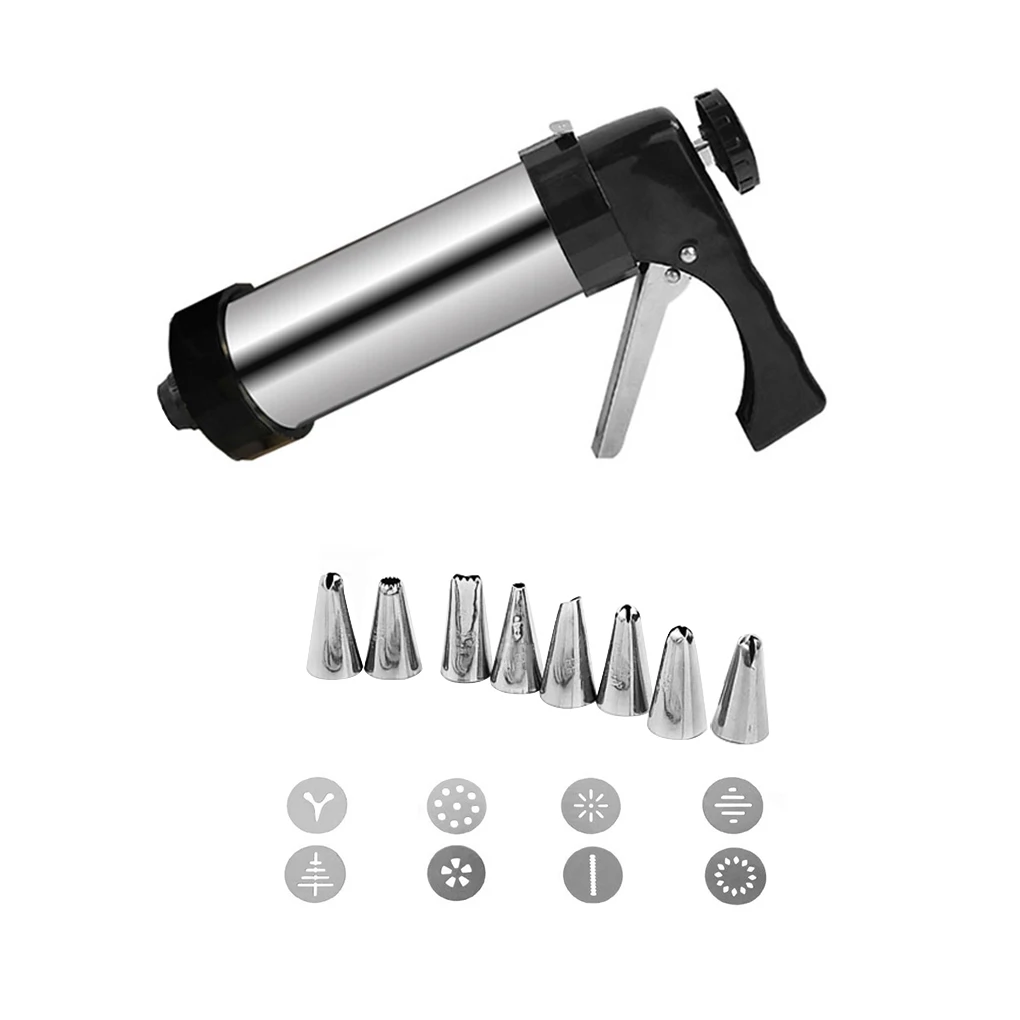 Cookie Squeezer Decorating Mouth Set DIY Stainless Steel Biscuit Baking Press Cookie Making Mold Kitchen Cake Piping Nozzle
Cookie Squeezer Decorating Mouth Set DIY Stainless Steel Biscuit Baking Press Cookie Making Mold Kitchen Cake Piping Nozzle