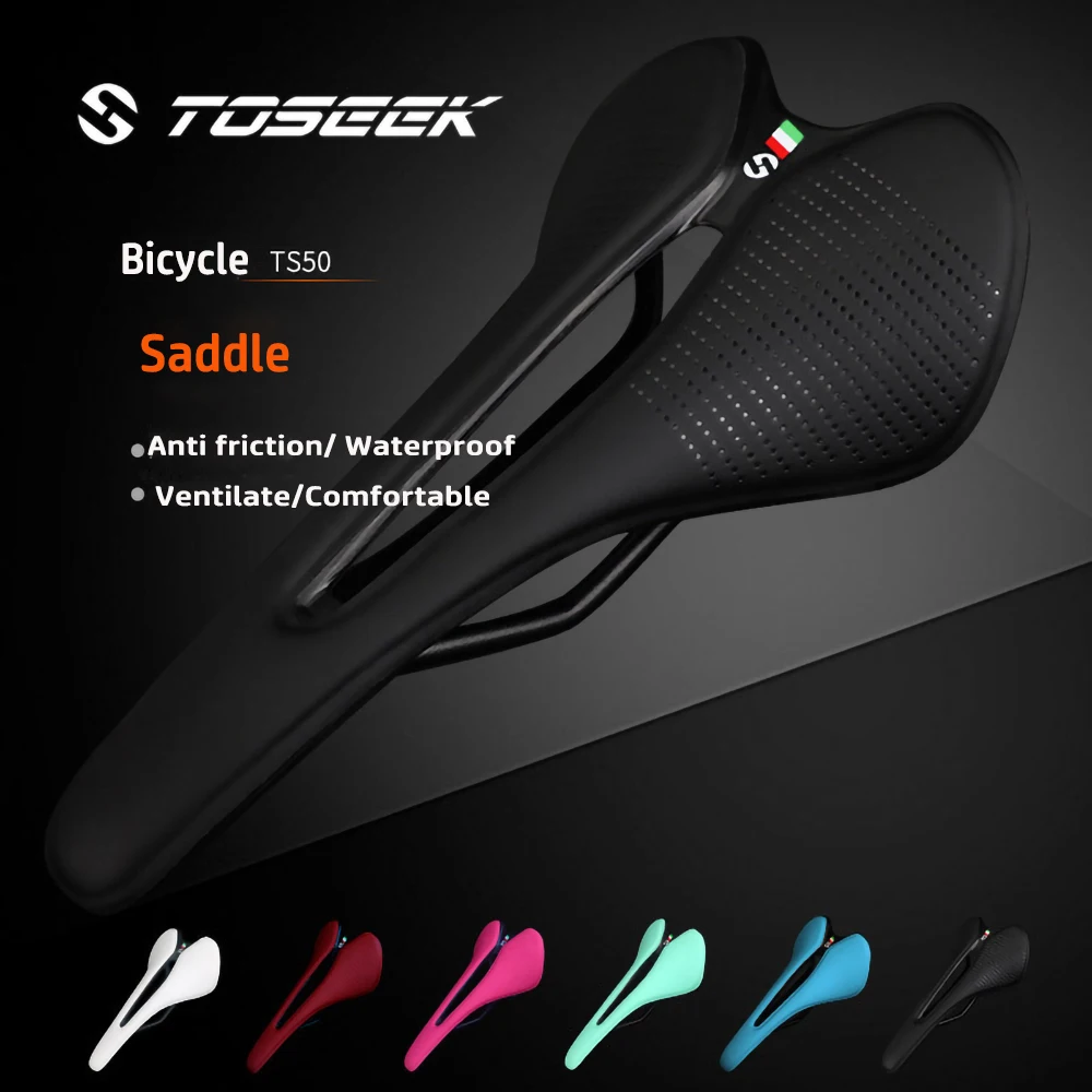 TOSEEK MTB Road Bike Saddle Ultralight 210g Racing Seat Hollow Ergonomic Design Cr-mo Seat Rail Saddle Bicycle Parts 6 Colors
TOSEEK MTB Road Bike Saddle Ultralight 210g Racing Seat Hollow Ergonomic Design Cr-mo Seat Rail Saddle Bicycle Parts 6 Colors