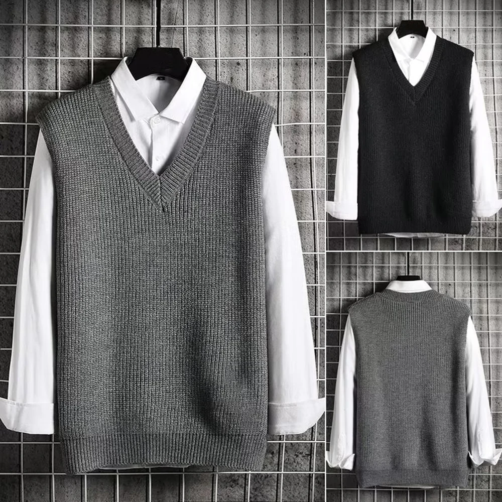 Sweater Vest Men Warm All-match Pure Color Simply Ulzzang Sleeveless Fashion Streetwear Popular Autumn Cable Knitted M - 2XL
Sweater Vest Men Warm All-match Pure Color Simply Ulzzang Sleeveless Fashion Streetwear Popular Autumn Cable Knitted M - 2XL