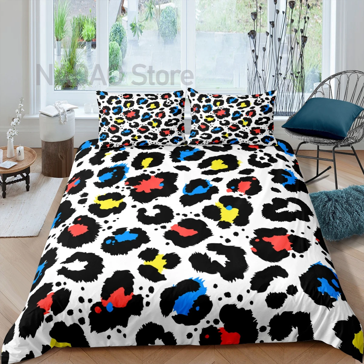 Leopard Spots Bedding Set Soft Comforter Duvet Cover Set Bedspreads Twin Queen King Sizes Quilt Cover With Pillowcase
Leopard Spots Bedding Set Soft Comforter Duvet Cover Set Bedspreads Twin Queen King Sizes Quilt Cover With Pillowcase