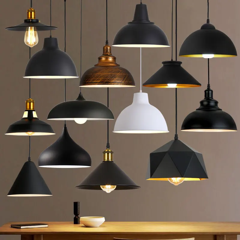 Pendant Lamp Iron Retro Black Dining Table Lamp Simple Dining Room Pendant Lamp Bar Lamp
Pendant Lamp Iron Retro Black Dining Table Lamp Simple Dining Room Pendant Lamp Bar Lamp
