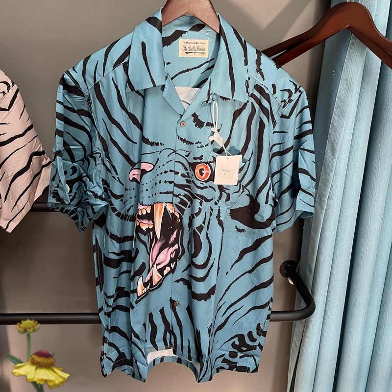 2023 Wacko Maria T Shirts Top Quality Short Sleeve T Shirt Green Tiger Printing T-shirts Hight Street Fashion Tops Tees
2023 Wacko Maria T Shirts Top Quality Short Sleeve T Shirt Green Tiger Printing T-shirts Hight Street Fashion Tops Tees