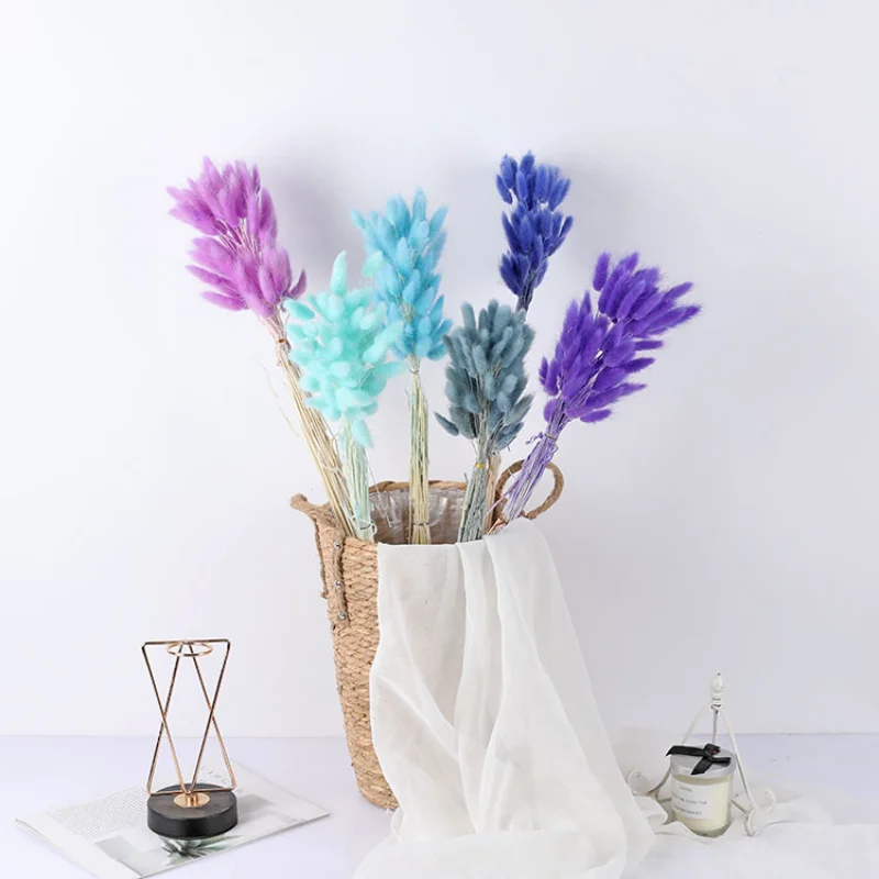 60Pcs Fluffy Pampas Dried Flowers Bouquet Home Decor Natural Bunny Rabbit Tail Grass Artifical Flower Wedding Party Decoration
60Pcs Fluffy Pampas Dried Flowers Bouquet Home Decor Natural Bunny Rabbit Tail Grass Artifical Flower Wedding Party Decoration