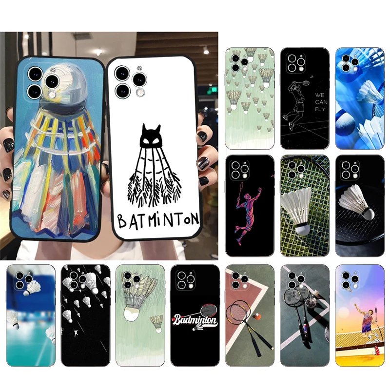 Phone Case For iphone 14 Pro Max 13 12 11 Pro Max XS XR X 12mini 7 8 Plus SE Badminton Sport Case Funda
Phone Case For iphone 14 Pro Max 13 12 11 Pro Max XS XR X 12mini 7 8 Plus SE Badminton Sport Case Funda