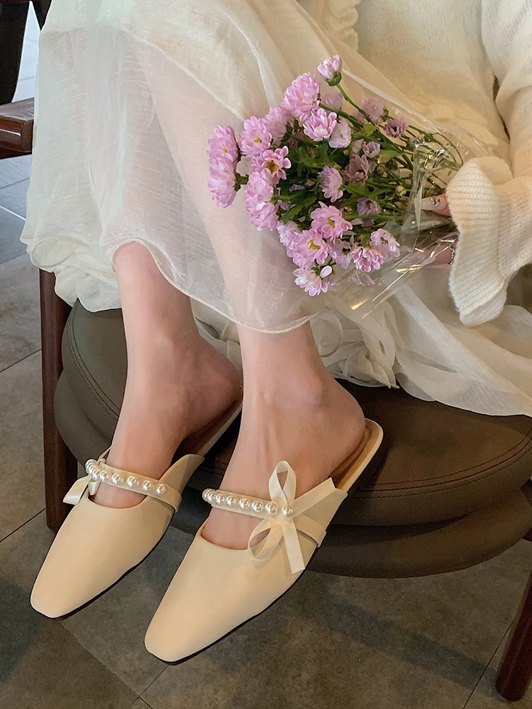 Сандалии женские с бантом, Элегантные повседневные шлепанцы, пляжная обувь для вечеринок, Нескользящие, модная обувь в Корейском стиле, лет... 
Сандалии женские с бантом, Элегантные повседневные шлепанцы, пляжная обувь для вечеринок, Нескользящие, модная обувь в Корейском стиле, лет...