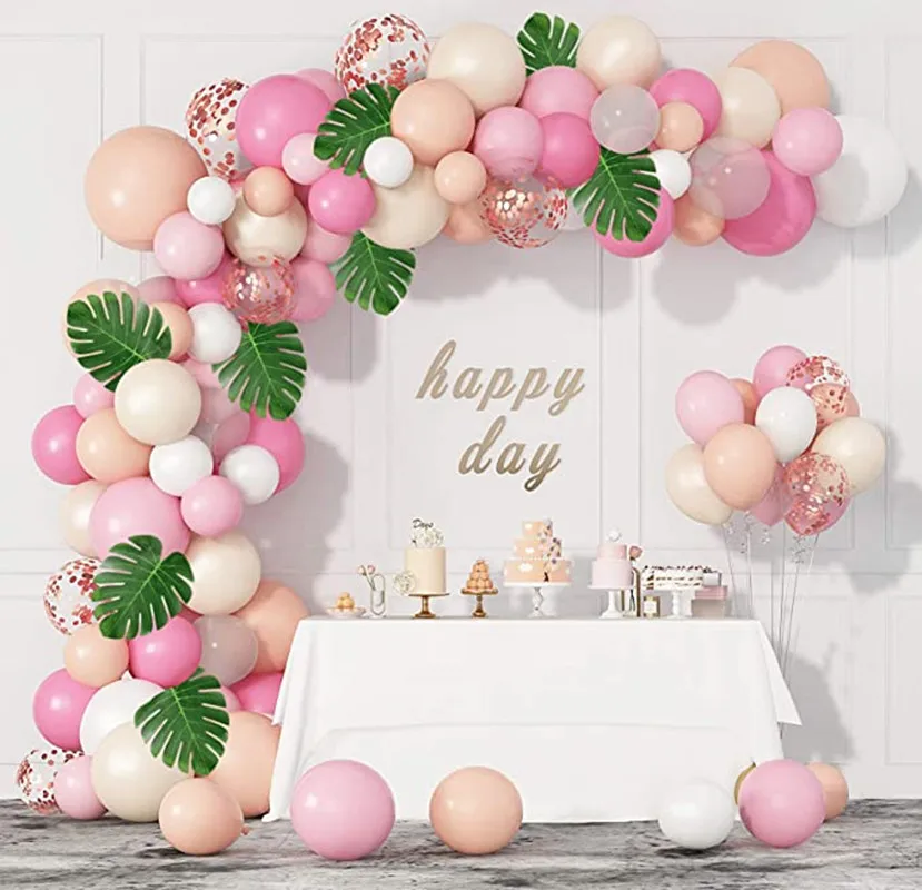 

Tropical Hawaiian Balloon Garland Arch Kit Flamingo Thema Birthday Decor Summer Hawaii Party Decoration Luau Aloha Baby Shower