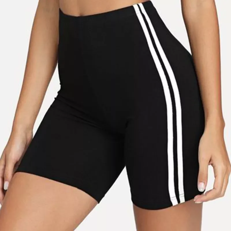 Contrast Striped Side Cycling Shorts Active Wear Women Skinny Biker Shorts 2019 Summer Fitness Casual Black Shorts pantalones
Contrast Striped Side Cycling Shorts Active Wear Women Skinny Biker Shorts 2019 Summer Fitness Casual Black Shorts pantalones
