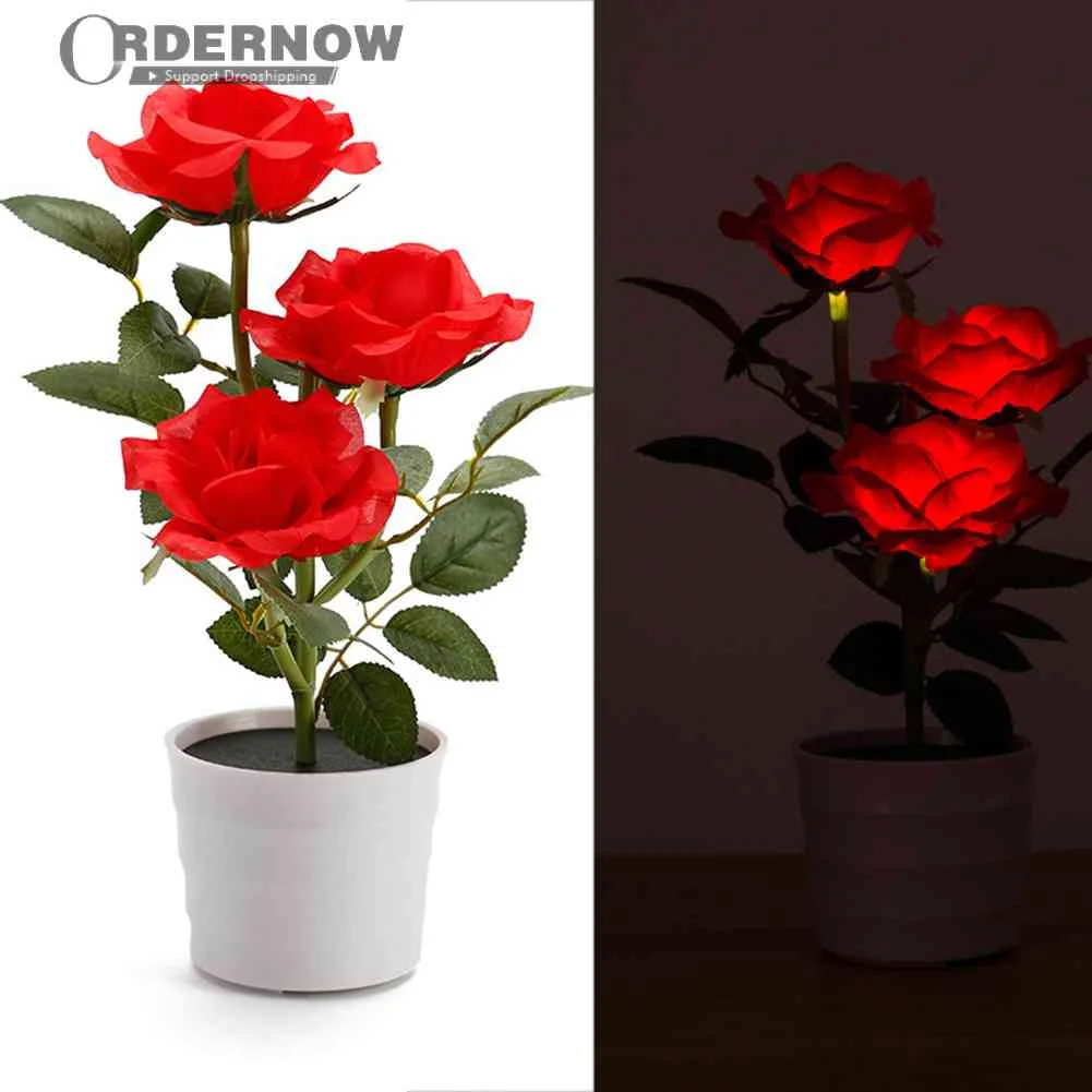 3LED Rose Flower Solar Light Bonsai Flowerpot Garden Indoor Balcony Home Bedroom Decoration for Girlfriend Perfect Gift
3LED Rose Flower Solar Light Bonsai Flowerpot Garden Indoor Balcony Home Bedroom Decoration for Girlfriend Perfect Gift
