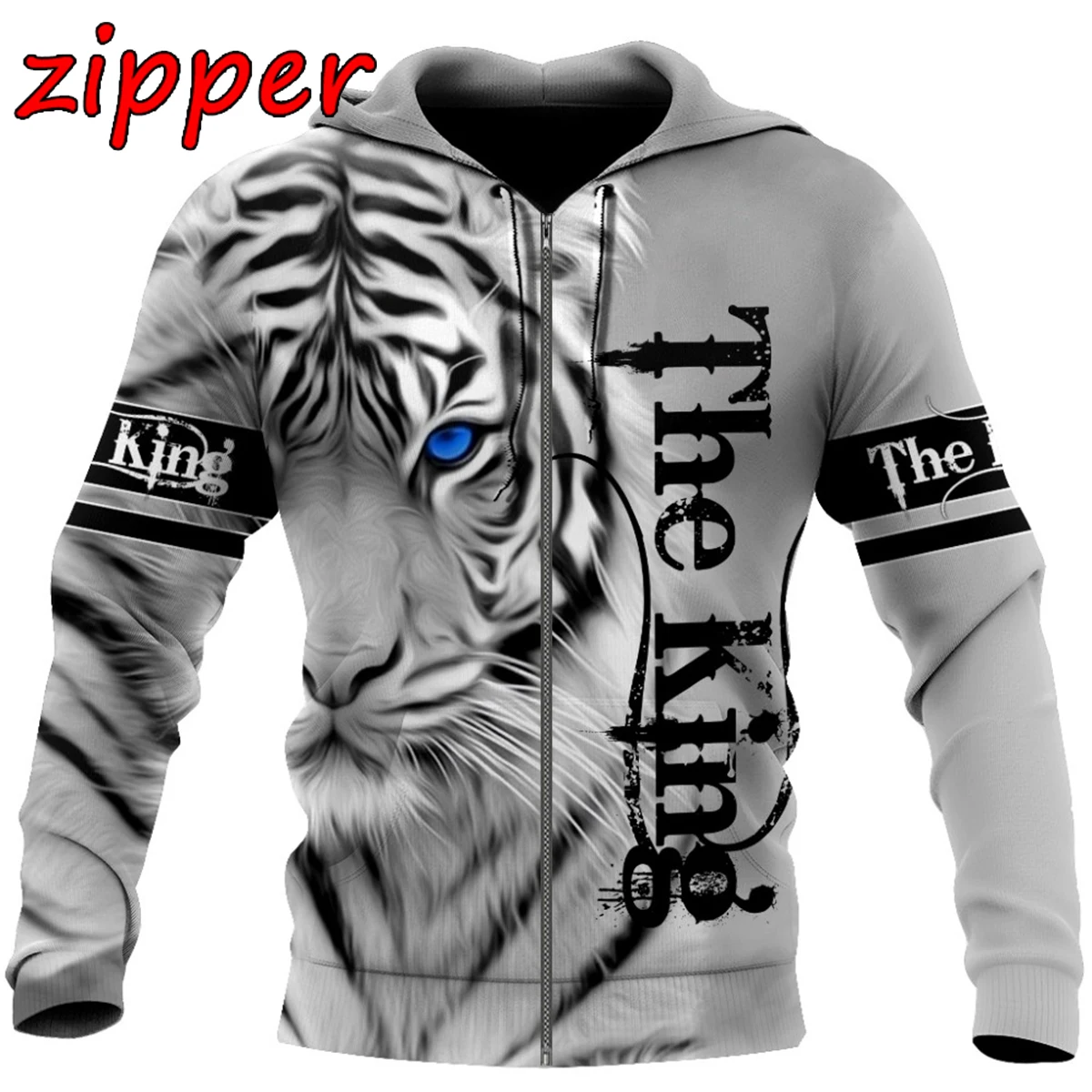 2023 Fashion Spring and Autumn Animal Hoodie Zipper Tiger Lion 3D Printed Men's Sweatshirt Pullover Casual Jacket
2023 Fashion Spring and Autumn Animal Hoodie Zipper Tiger Lion 3D Printed Men's Sweatshirt Pullover Casual Jacket