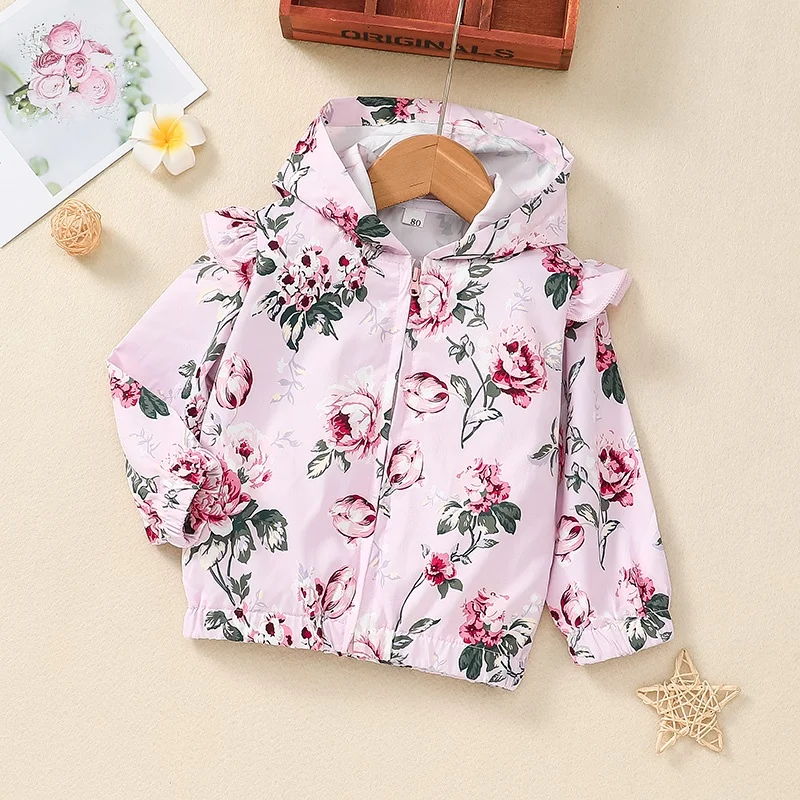 Jacket For Baby Girl Kids Clothes 1-6 Years Old Fashion Floral Long Sleeve Hoodie Coat Childrens Outwear
Jacket For Baby Girl Kids Clothes 1-6 Years Old Fashion Floral Long Sleeve Hoodie Coat Childrens Outwear
