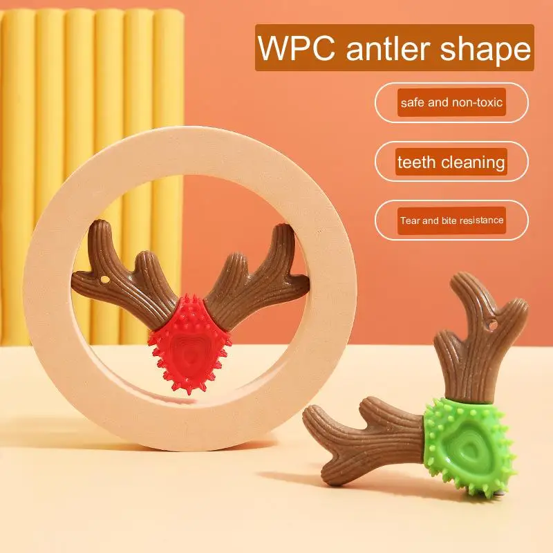 Pet Toys Dog Teething Stick Wood Plastic Antlers Resistant to Nibbling and Bite
Pet Toys Dog Teething Stick Wood Plastic Antlers Resistant to Nibbling and Bite