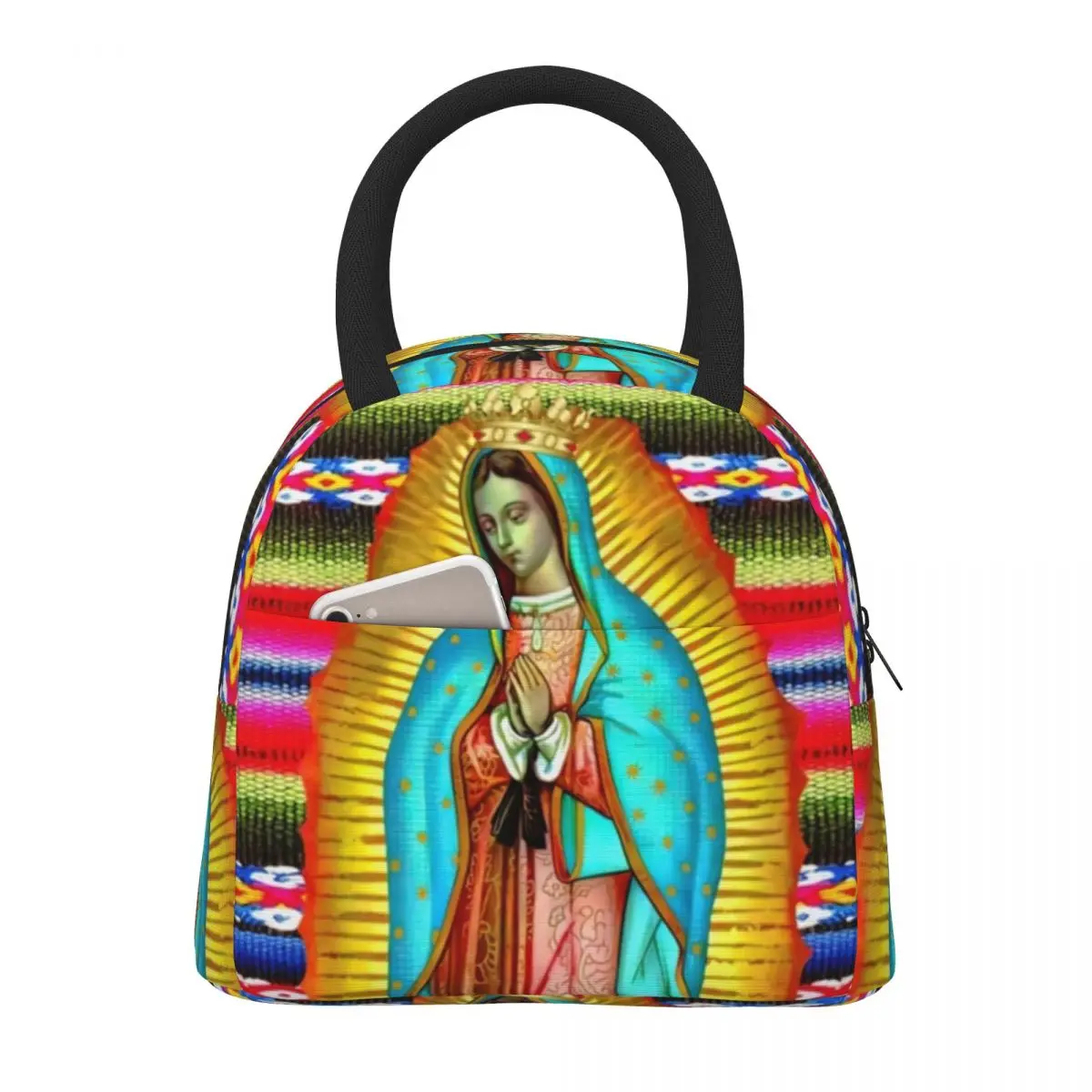 Virgin Mary Lunch Bag Our Lady of Guadalupe Kawaii Lunch Box Travel Portable Zipper Cooler Bag Oxford Design Thermal Lunch Bags
Virgin Mary Lunch Bag Our Lady of Guadalupe Kawaii Lunch Box Travel Portable Zipper Cooler Bag Oxford Design Thermal Lunch Bags