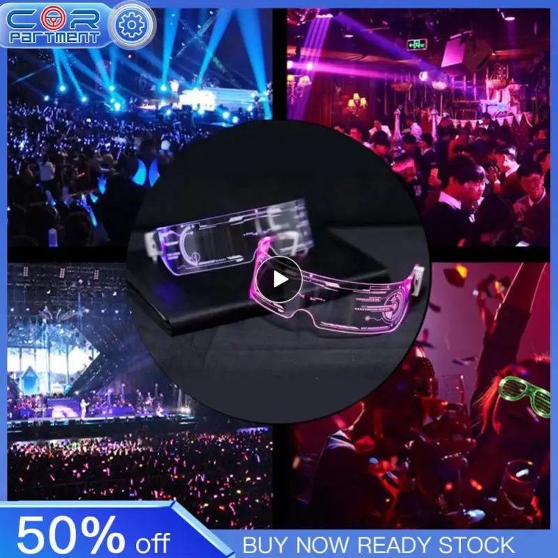 LED Luminous Glasses EL Flashing Neon Bar Party LED Glasses Light Up Glasses Rave Costume Party Decor DJ Sunglasses Party Decor
LED Luminous Glasses EL Flashing Neon Bar Party LED Glasses Light Up Glasses Rave Costume Party Decor DJ Sunglasses Party Decor
