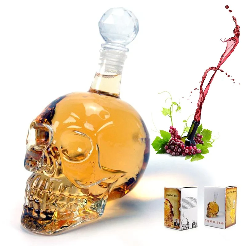 1000 мл Хэллоуин хрустальный череп бутылка для виски водки вина брикет стакан для пива алкогольных напитков стакан для воды бара дома 
1000 мл Хэллоуин хрустальный череп бутылка для виски водки вина брикет стакан для пива алкогольных напитков стакан для воды бара дома