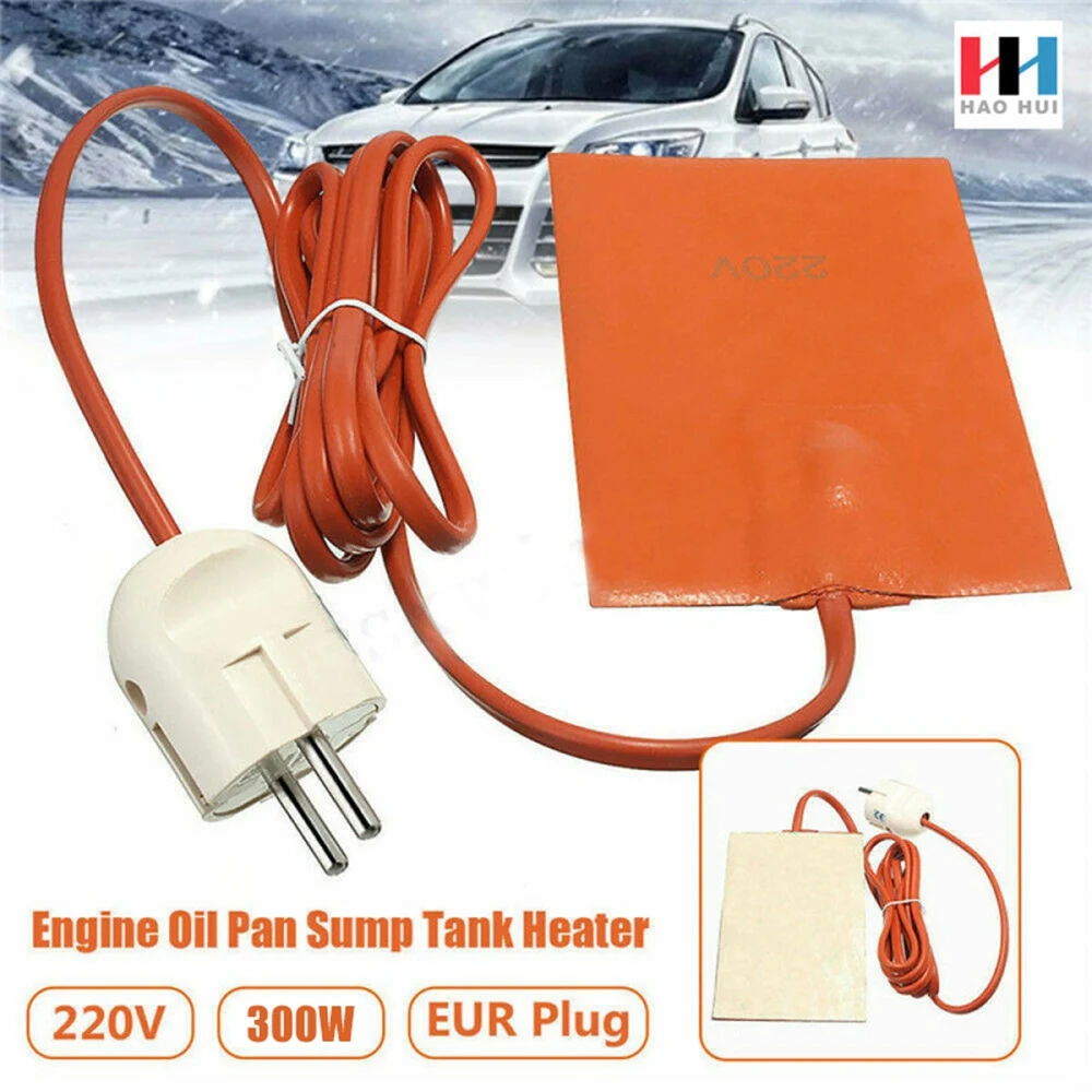 15X20cm 220V 300W Car Engine Oil Pan And Fuel Tank Heating Pad Silicone Heating Pad Water Tank Heating Pad With EU Plug
15X20cm 220V 300W Car Engine Oil Pan And Fuel Tank Heating Pad Silicone Heating Pad Water Tank Heating Pad With EU Plug