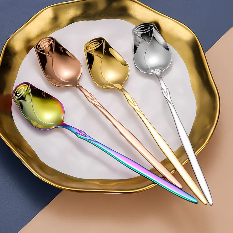 Web Celebrity Stainless Steel Spoon Fork Spoon Heart-shaped Fork Hotel Home Lovely Rose Spoon Spoon Stir Dessert Spoon Scoop
Web Celebrity Stainless Steel Spoon Fork Spoon Heart-shaped Fork Hotel Home Lovely Rose Spoon Spoon Stir Dessert Spoon Scoop