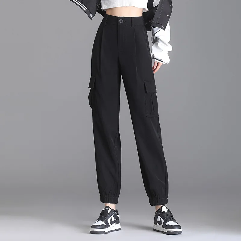 Black Harem Pants for Women 2022 Autumn Streetwear Hip Hop Loose Casual Elastic High Waisted Ladies Cargo Trousers 4XL 7322
Black Harem Pants for Women 2022 Autumn Streetwear Hip Hop Loose Casual Elastic High Waisted Ladies Cargo Trousers 4XL 7322