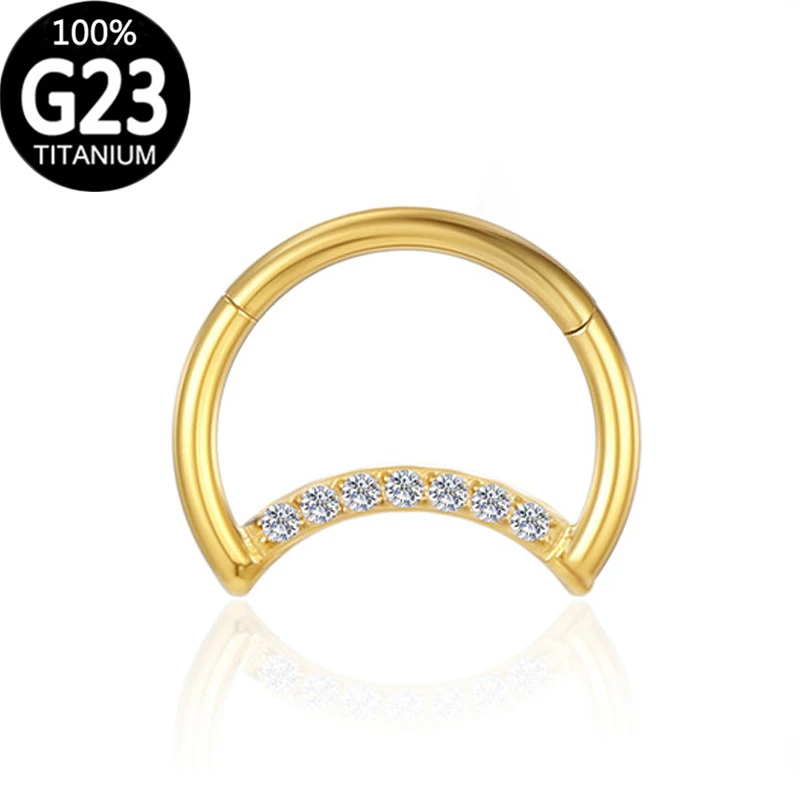 Кольцо для пирсинга носа Moon G23 из титана, пикантное Ювелирное Украшение для пирсинга с перегородкой, циркониевое круглое кольцо для завитка ...
Кольцо для пирсинга носа Moon G23 из титана, пикантное Ювелирное Украшение для пирсинга с перегородкой, циркониевое круглое кольцо для завитка ...