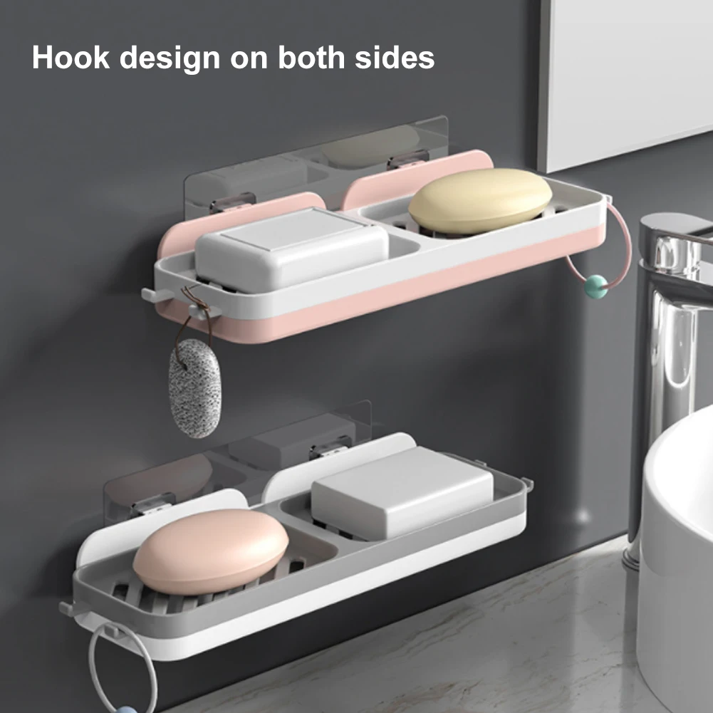 2022 New Double Lattice Suction Cup Soap Dish For bathroom Shower Soap Holder Plastic Sponge Tray Kitchen Bathroom Accessories
2022 New Double Lattice Suction Cup Soap Dish For bathroom Shower Soap Holder Plastic Sponge Tray Kitchen Bathroom Accessories