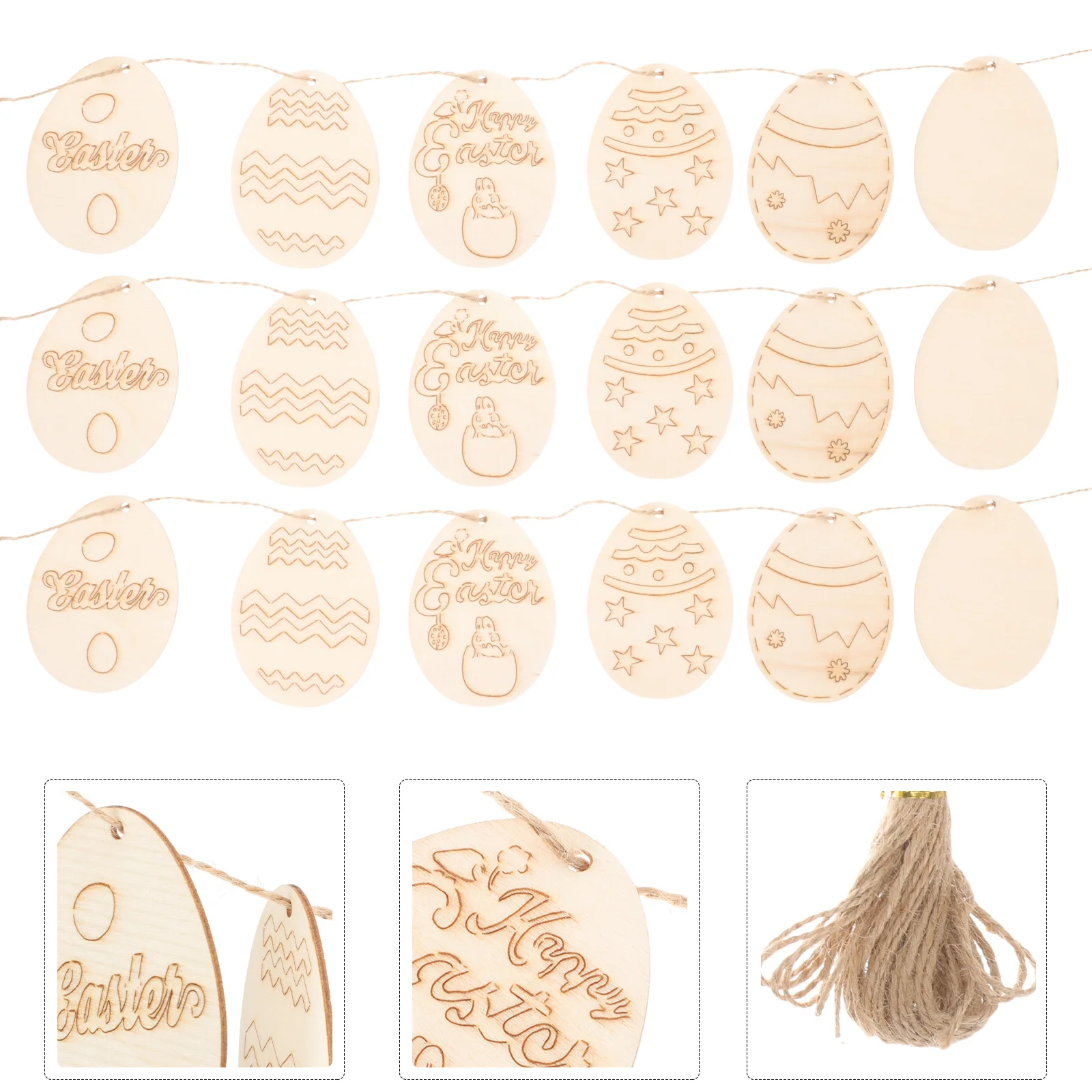 36pcs Easter Egg Wood Chips Unfinished Wood Egg Cutouts Decorative Wooden Egg Slices Decors
36pcs Easter Egg Wood Chips Unfinished Wood Egg Cutouts Decorative Wooden Egg Slices Decors