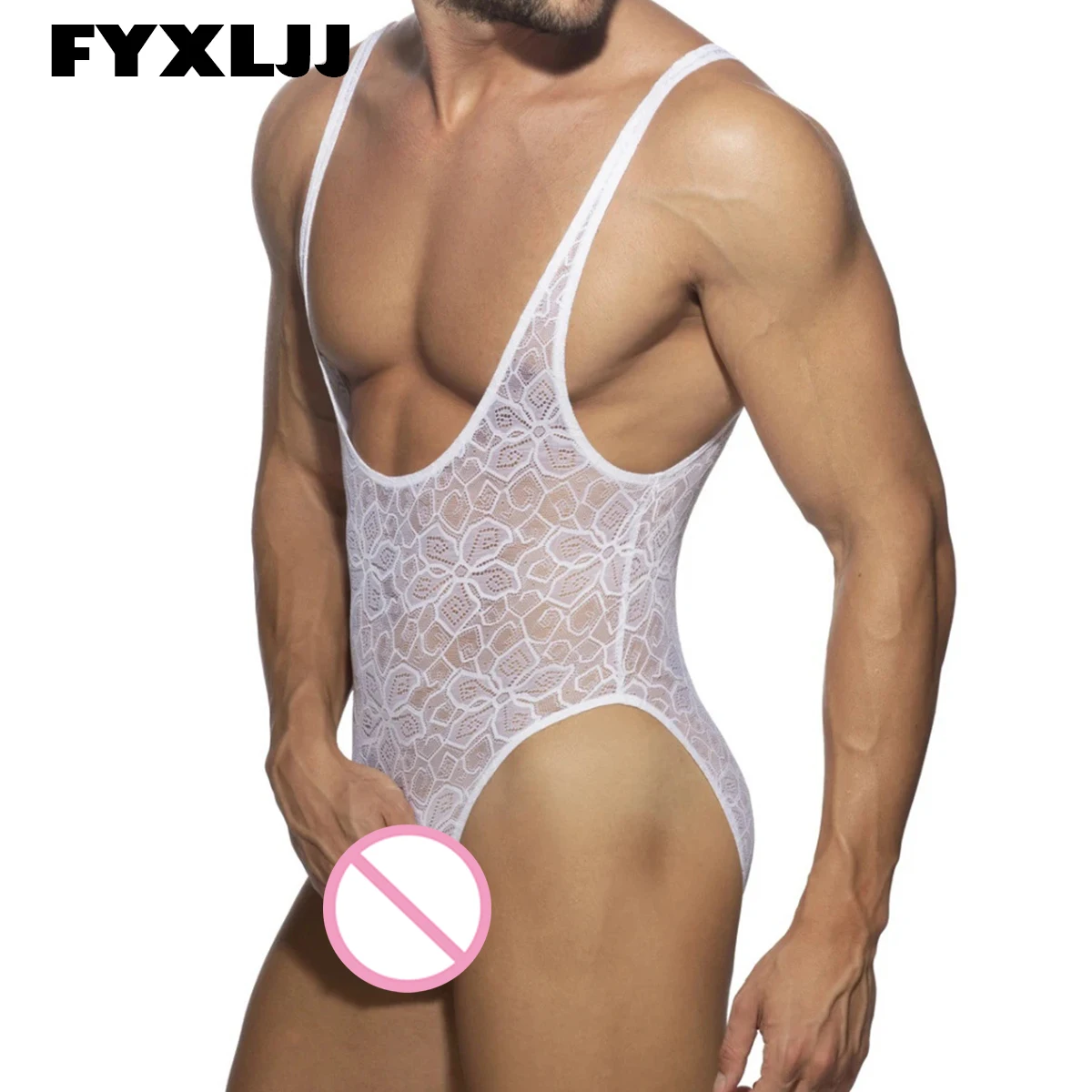 FYXLJJ Erotic Men Bodysuit Sexy Nightwear Lace Mesh Gay Clubwear Transparent Fishnet Bodysuits Male Sleepwear Leotard Undershirt
FYXLJJ Erotic Men Bodysuit Sexy Nightwear Lace Mesh Gay Clubwear Transparent Fishnet Bodysuits Male Sleepwear Leotard Undershirt